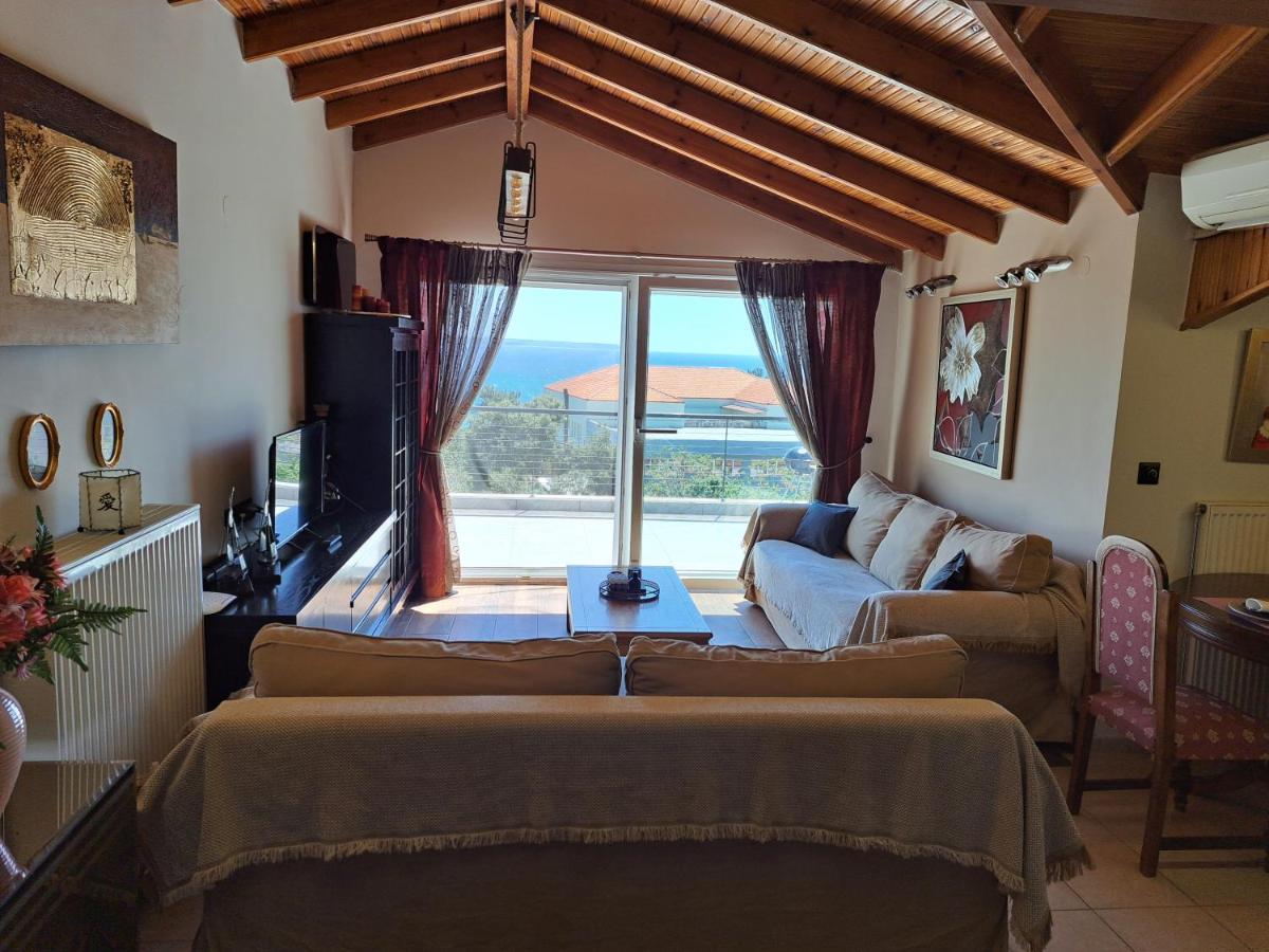 Attic Apartment Nea Moudania Exterior photo